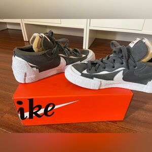 Nike Blazer Low Sacai Grey/White Sneakers